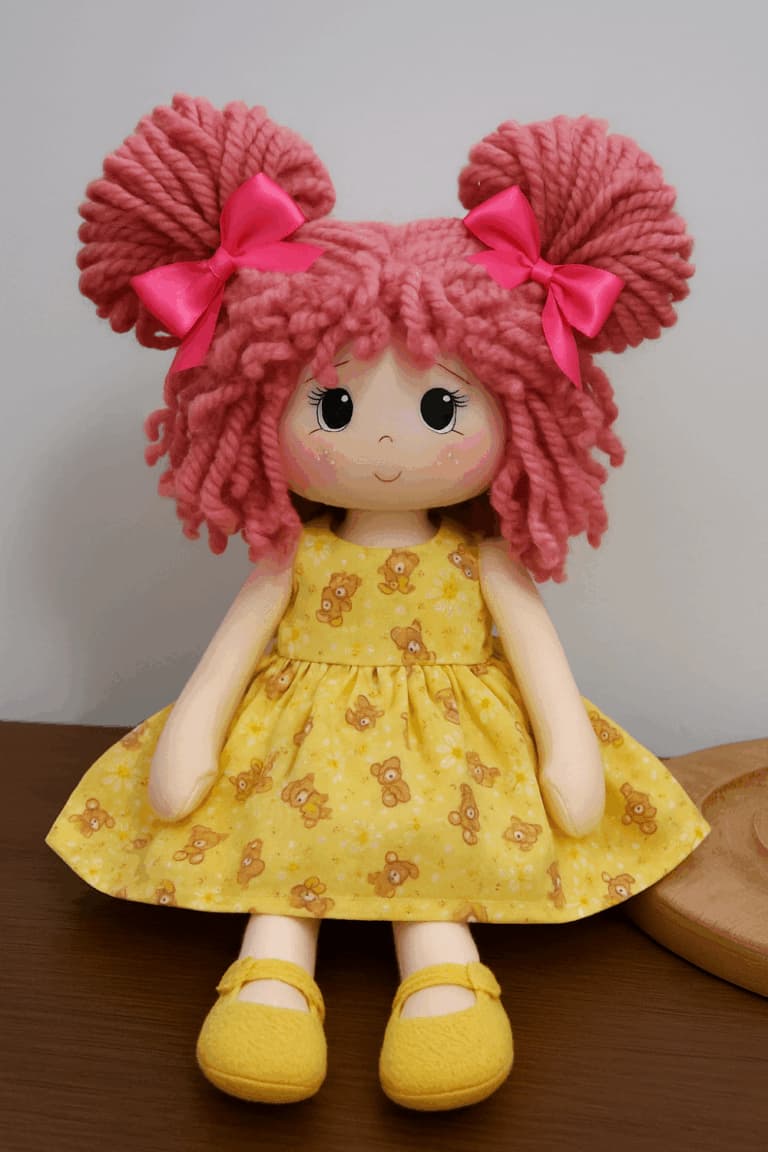 Modelo de boneca de pano 05