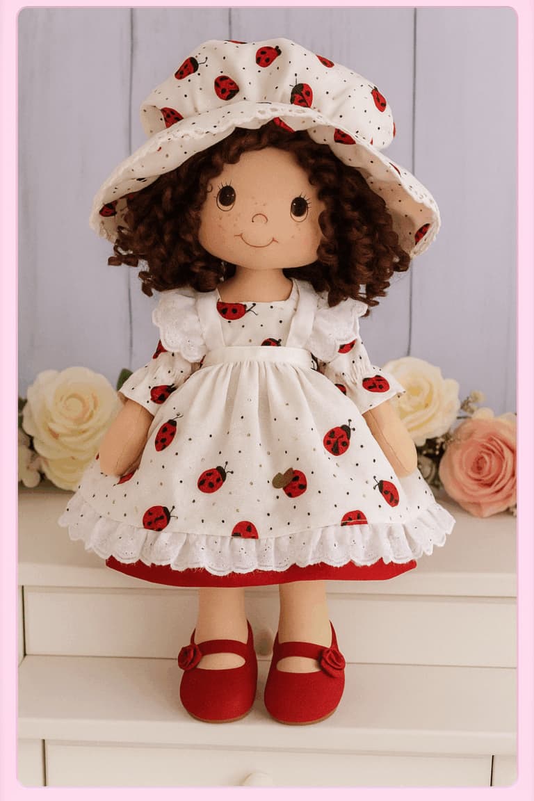 Modelo de boneca de pano 06