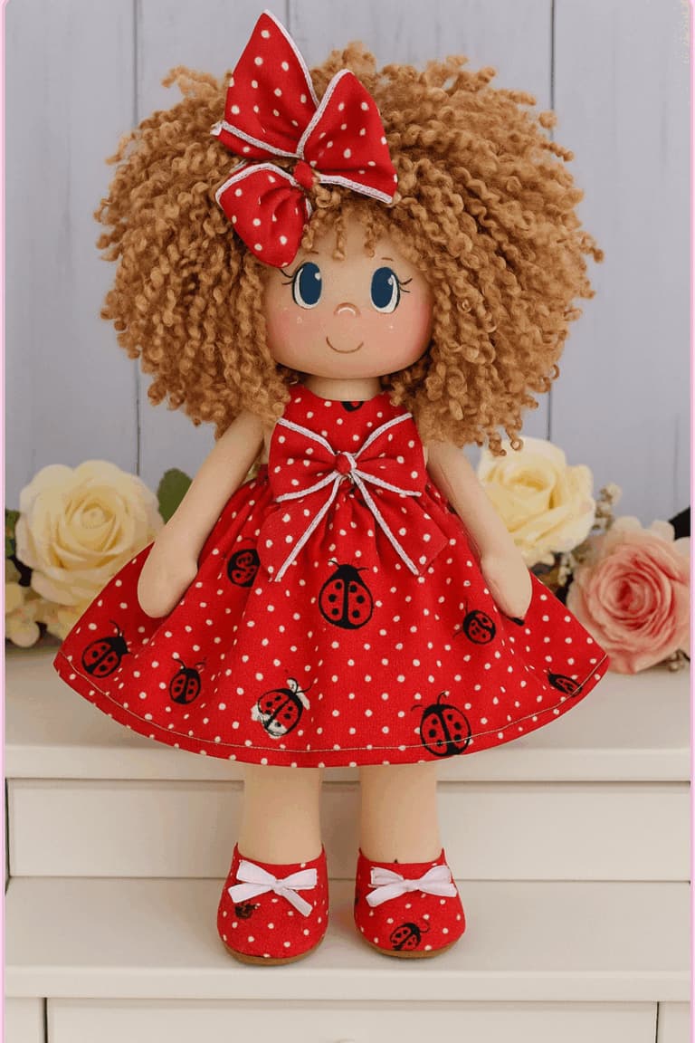 Modelo de boneca de pano 07