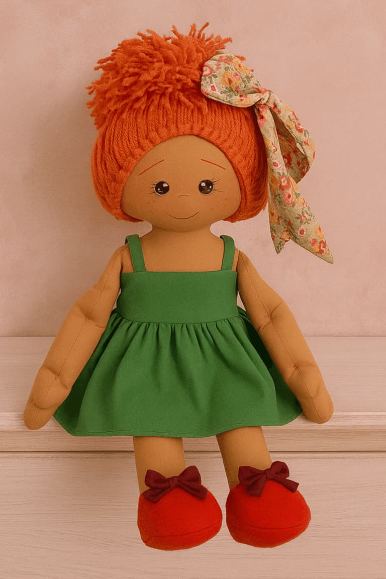 Modelo de boneca de pano 11