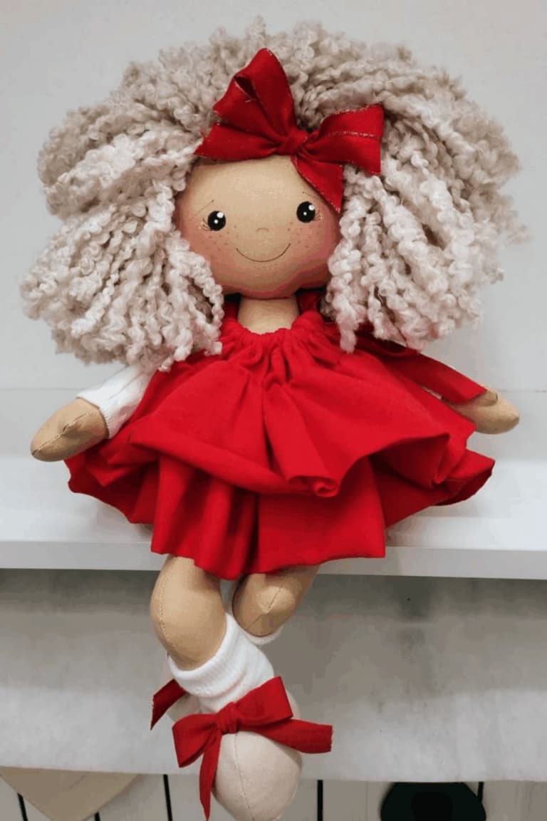 Modelo de boneca de pano 12