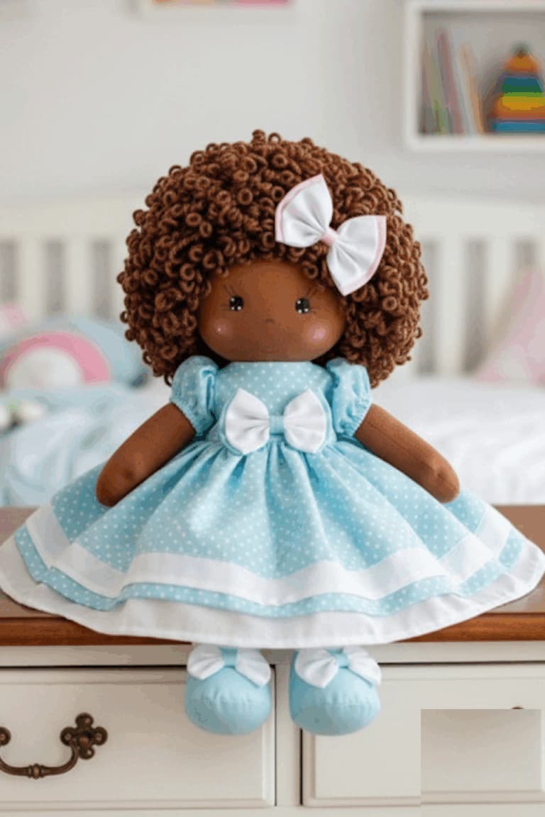 Modelo de boneca de pano 16